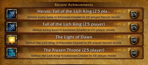 Nice haul of achievement points and cool title to boot!